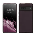 kwmobile Phone Case for Google Pixel 7 - Shimmering Silicone Case - Protective Cover