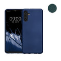 kwmobile Case kompatibel mit Samsung Galaxy A04s Hülle - Schutzhülle aus Silikon metallisch schimmernd - Handyhülle Metallic Pink Metallic Pink  