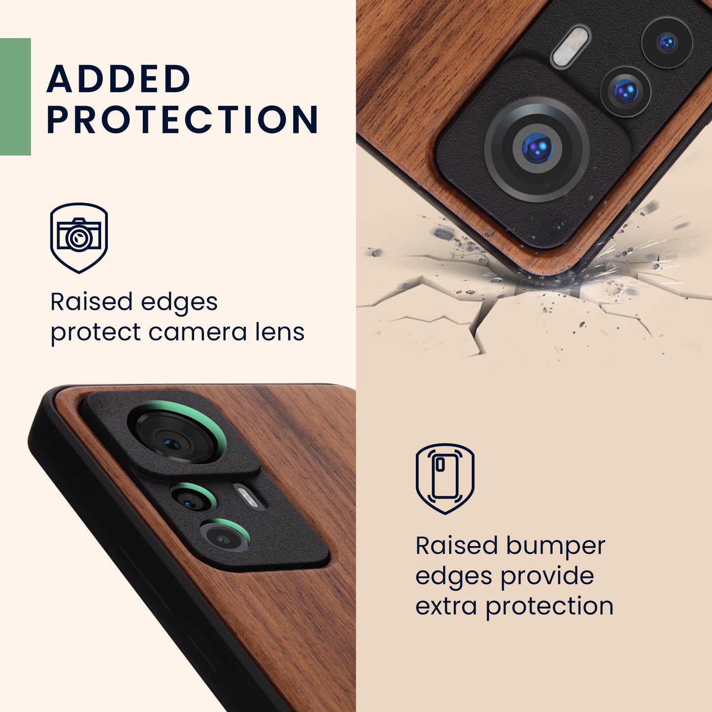 kwmobile Case Compatible with Xiaomi 12T / 12T Pro Phone Cover TPU Phone Case Compass Vintage