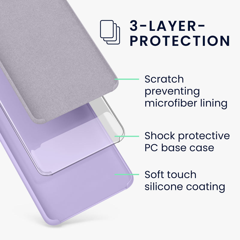 kwmobile Phone Case for Xiaomi 12T / 12T Pro - Silicone Case - Wireless Charging - Protective Cover
