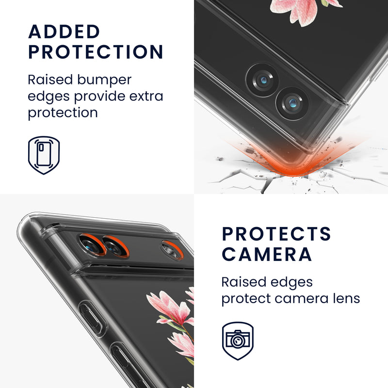 kwmobile Case compatible with Google Pixel 6a - Silicone transparent