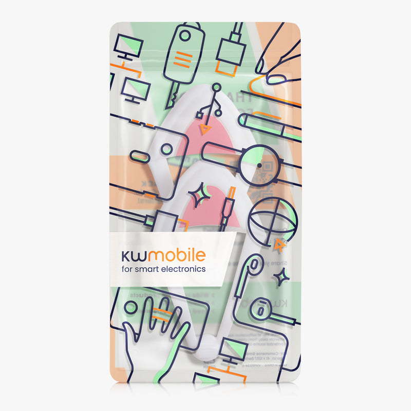 kwmobile Cat Ear Attachment Compatible with Over-Ear Headphone Decorative Accessory for Headphones Width 2.5 to 3.8 cm Cat Headphone Set