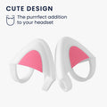 kwmobile Cat Ear Attachment Compatible with Over-Ear Headphone Decorative Accessory for Headphones Width 2.5 to 3.8 cm Cat Headphone Set