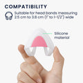 kwmobile Cat Ear Attachment Compatible with Over-Ear Headphone Decorative Accessory for Headphones Width 2.5 to 3.8 cm Cat Headphone Set