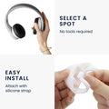 kwmobile Cat Ear Attachment Compatible with Over-Ear Headphone Decorative Accessory for Headphones Width 2.5 to 3.8 cm Cat Headphone Set