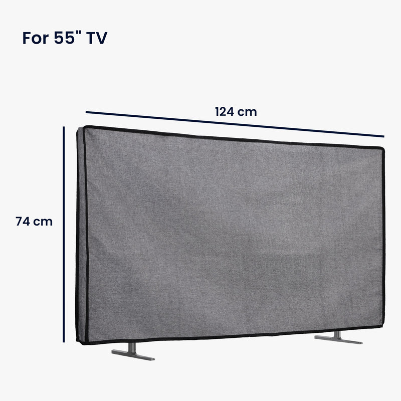 kwmobile 55" TV Cover Indoor Television Sleeve Screen Protector Cover TV Screen Dust Cover TV Cover