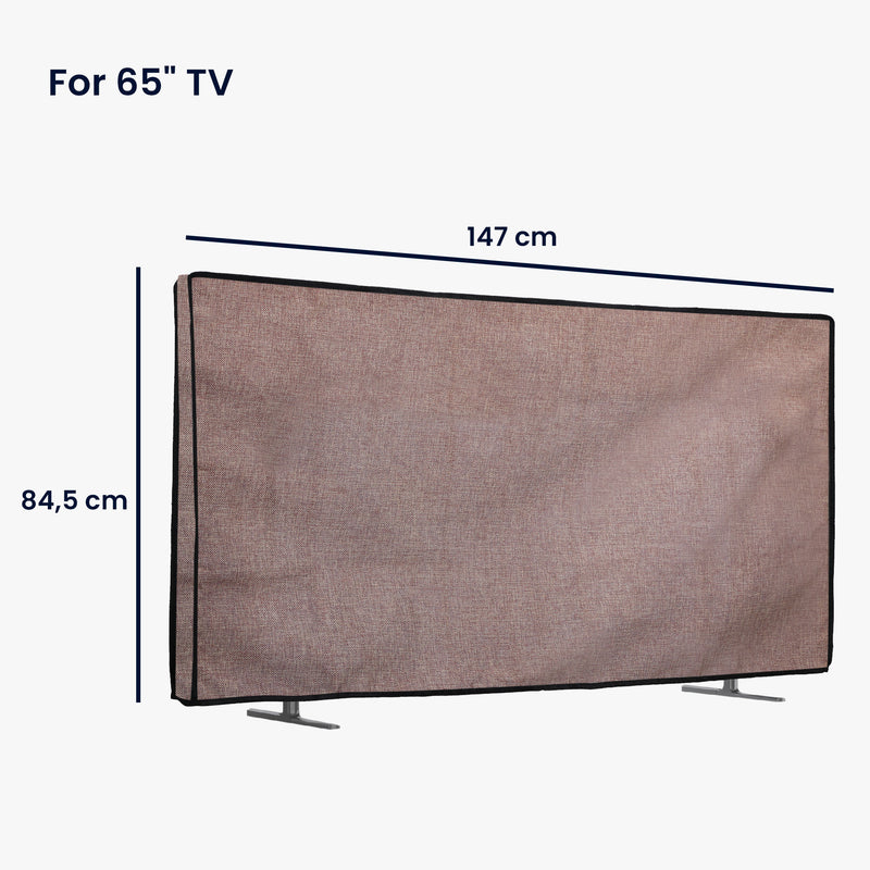 kwmobile 65" TV Cover Indoor - Television Sleeve Screen Protector Cover - TV Screen Dust Cover - TV Cover