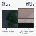 kwmobile 65" TV Cover Indoor - Television Sleeve Screen Protector Cover - TV Screen Dust Cover - TV Cover