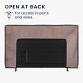 kwmobile 65" TV Cover Indoor - Television Sleeve Screen Protector Cover - TV Screen Dust Cover - TV Cover