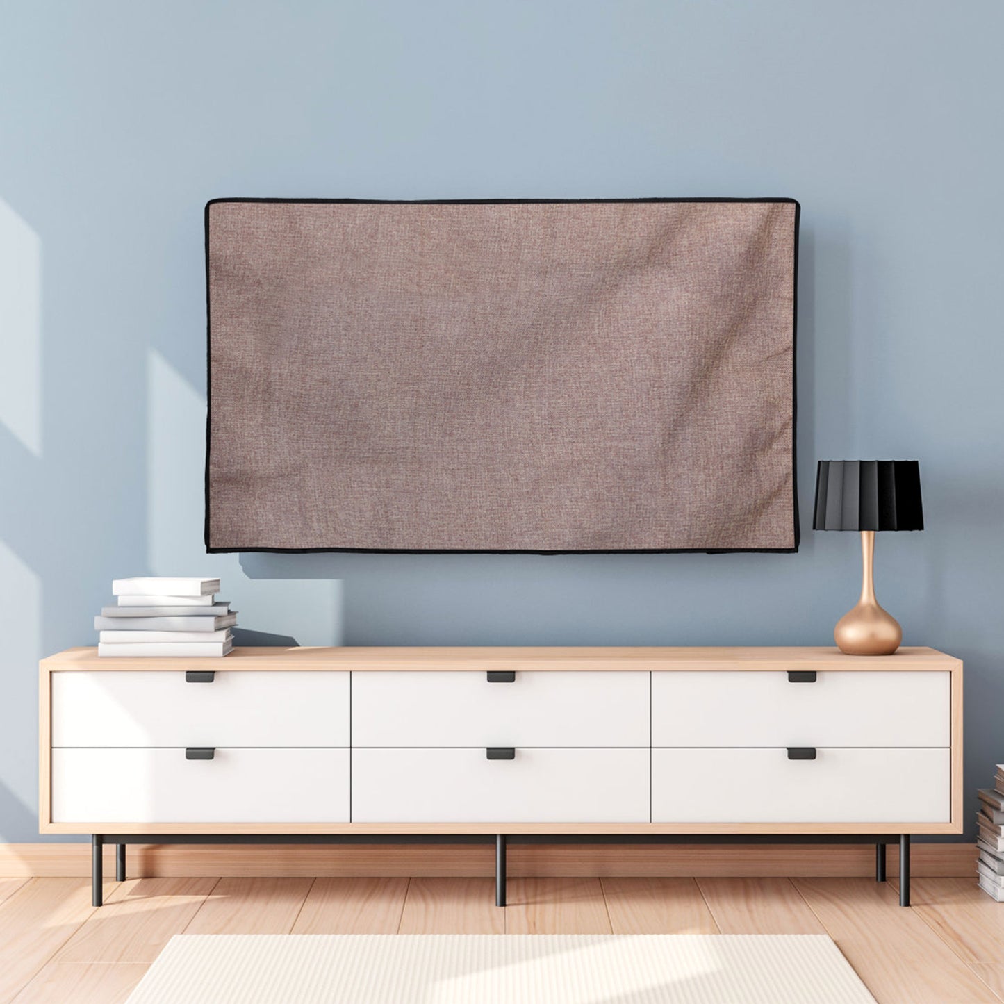 kwmobile 43" TV Cover Indoor - TV Screen Protector Cover - TV Screen Dust Cover - TV Cover