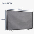 kwmobile 49-50" TV Cover Indoor Television Screen Protector Cover TV Screen Dust Cover TV Cover