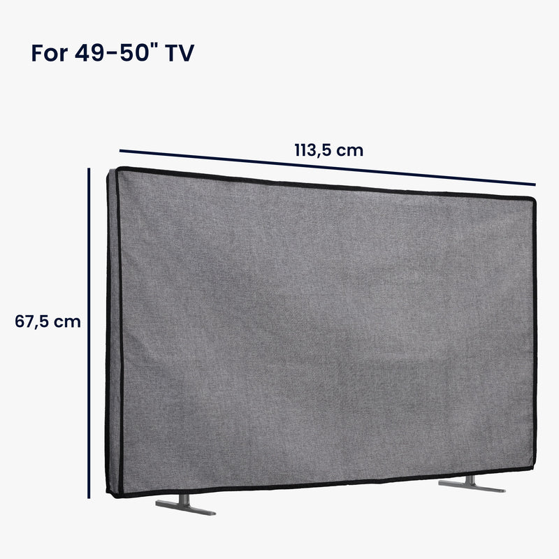 kwmobile 49-50" TV Cover Indoor Television Screen Protector Cover TV Screen Dust Cover TV Cover