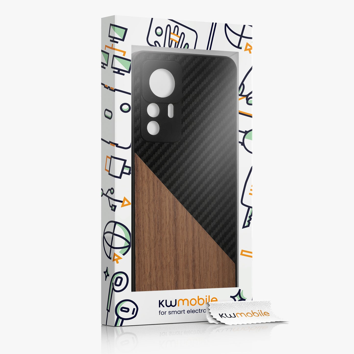 kwmobile Case Compatible with Xiaomi 12T / 12T Pro - Phone Cover - Phone Protective Case - Smartphone Cover
