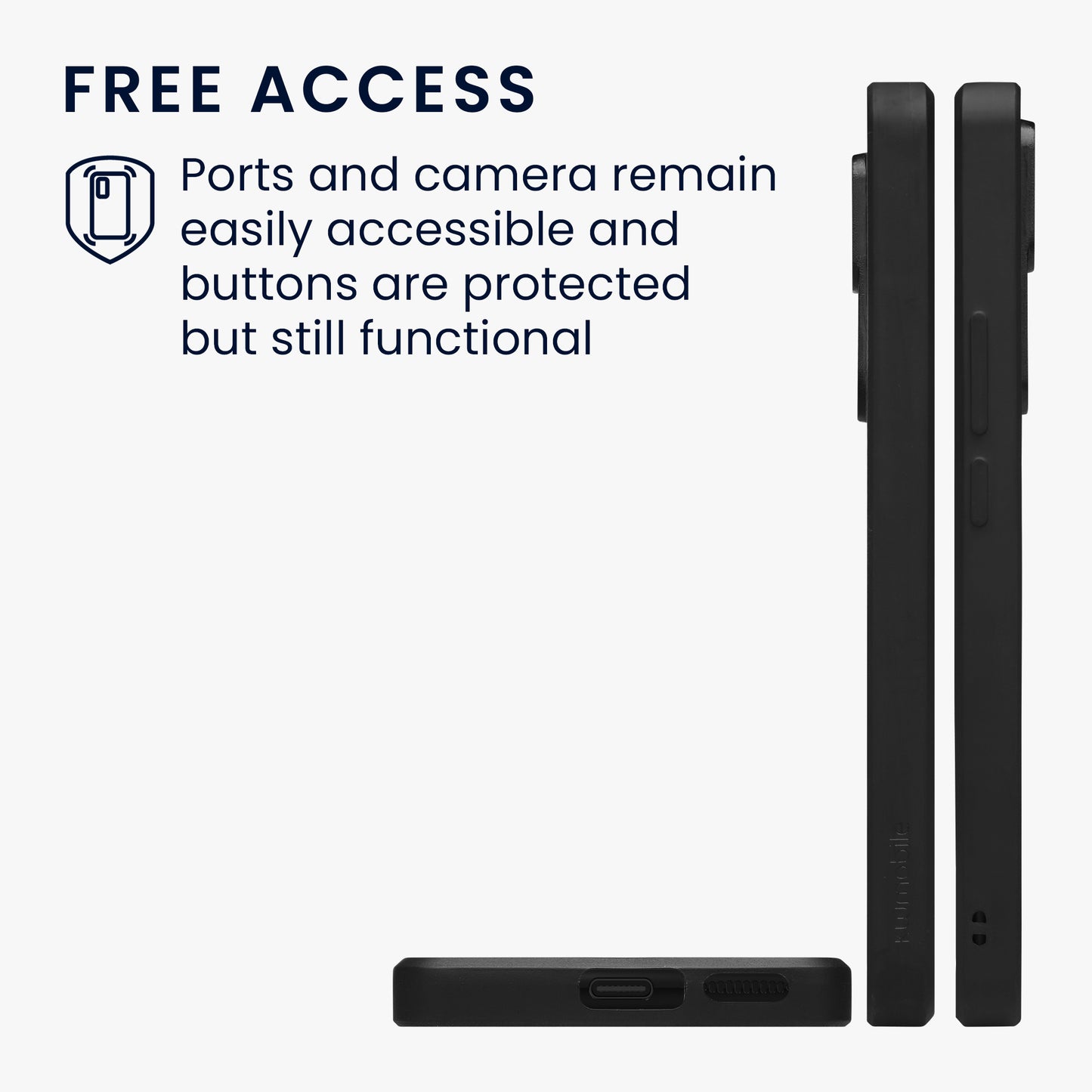 kwmobile Case Compatible with Xiaomi 12T / 12T Pro - Phone Cover - Phone Protective Case - Smartphone Cover
