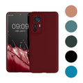 kwmobile Handyhülle kompatibel mit Xiaomi 12T Pro Hülle - Handy Case aus weichem Silikon in Schwarz matt Schwarz matt  