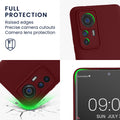 kwmobile Phone Case for Xiaomi 12T Pro Case Soft Mobile Phone Silicone Case Protective Cover