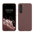 kwmobile Case Compatible with Samsung Galaxy S23 Case Slim Silicone Phone Case Shockproof Phone Cover Soft Surface Wireless Charging