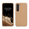 kwmobile Case Compatible with Samsung Galaxy S23 Case Slim Silicone Phone Case Shockproof Phone Cover Soft Surface Wireless Charging