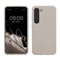 kwmobile Case Compatible with Samsung Galaxy S23 Case Slim Silicone Phone Case Shockproof Phone Cover Soft Surface Wireless Charging