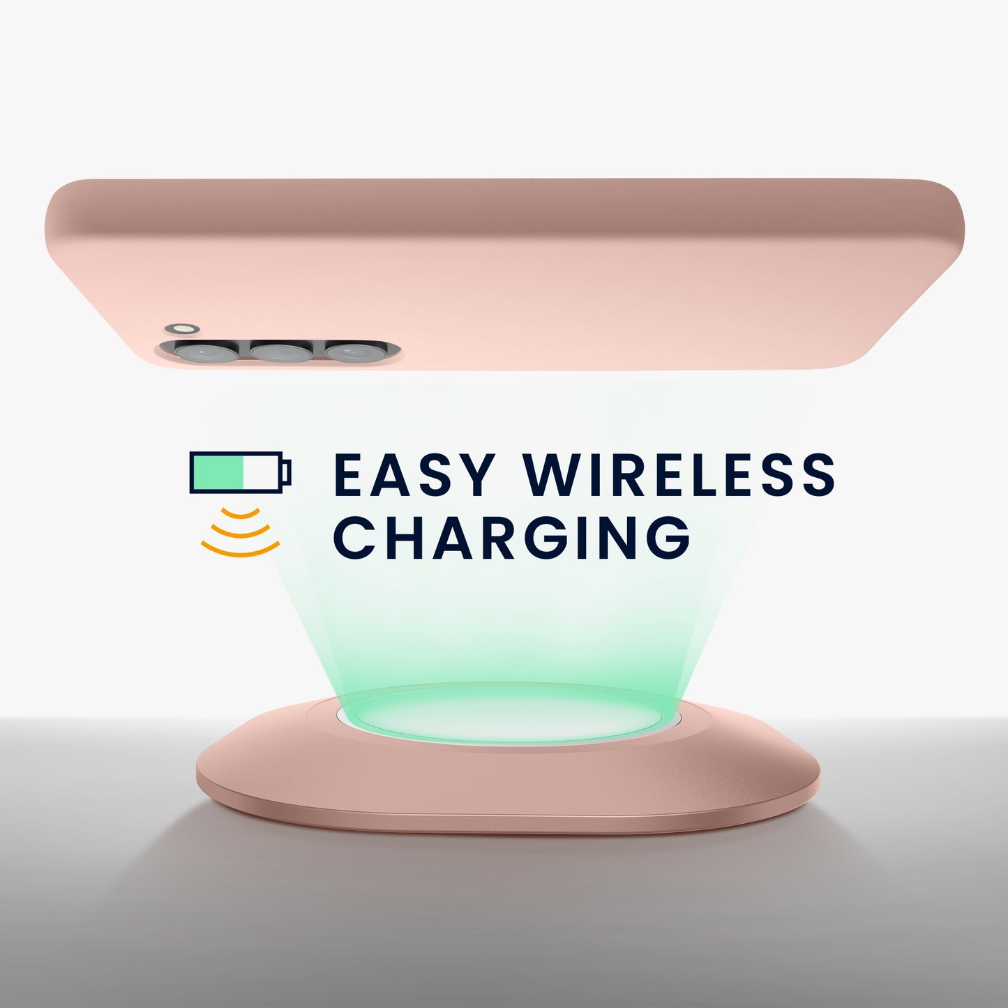 kwmobile Case Compatible with Samsung Galaxy S23 Case Slim Silicone Phone Case Shockproof Phone Cover Soft Surface Wireless Charging