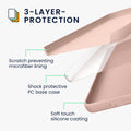 kwmobile Case Compatible with Samsung Galaxy S23 Case Slim Silicone Phone Case Shockproof Phone Cover Soft Surface Wireless Charging