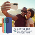 kwmobile Case Compatible with Samsung Galaxy S23 - Silicone Phone Cover - Shock Absorbing Flexible Case - Wireless Charging