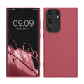 kwmobile Case Compatible with Samsung Galaxy S23 Ultra - Silicone Phone Cover Soft Slim - Shock Absorbing Flexible Case - Wireless Charging