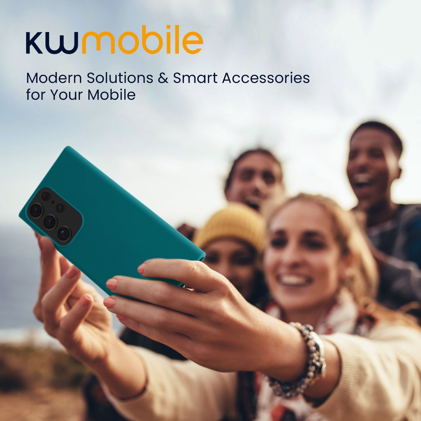 kwmobile Case Compatible with Samsung Galaxy S23 Ultra - Silicone Phone Cover Soft Slim - Shock Absorbing Flexible Case - Wireless Charging