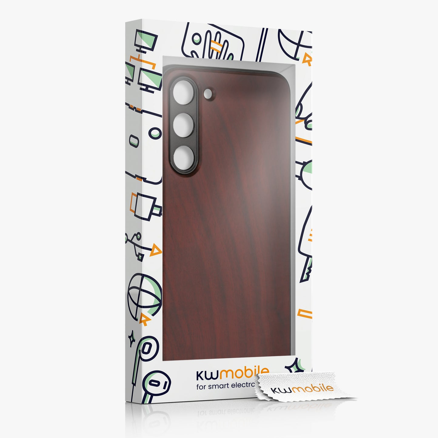 kwmobile Case compatible with Samsung Galaxy S23 Plus Cover shockproof phone cover TPU phone case