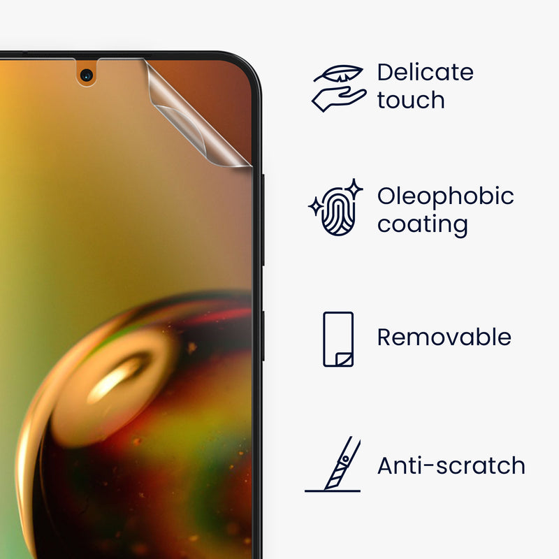 kwmobile Screen Protector compatible with Samsung Galaxy S23 Plus Set