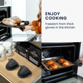 Silicone Pot Holder and Oven Mitt Set
