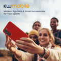kwmobile Case Compatible with Samsung Galaxy S23 Phone Cover Shock-Absorbing Flexible Wireless Charging