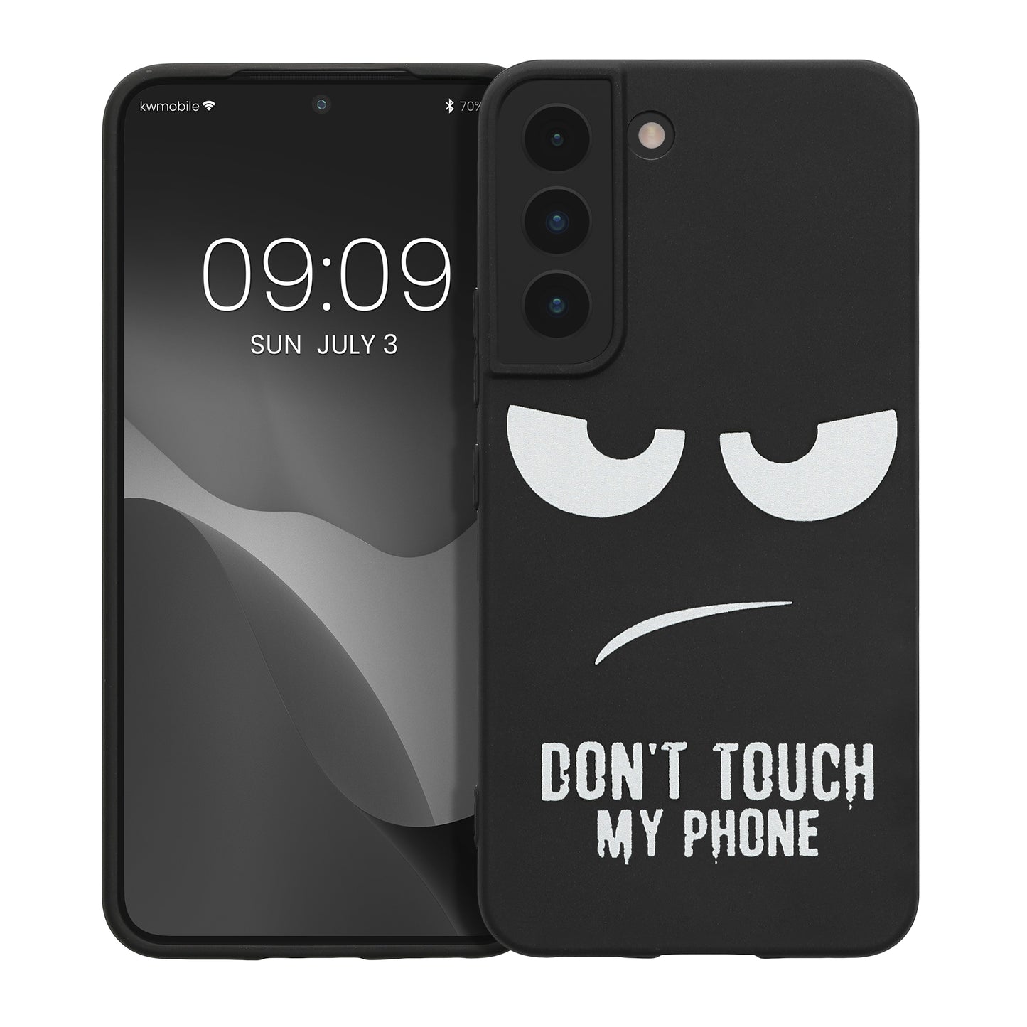 kwmobile Case Compatible with Samsung Galaxy S22 - Silicone Phone Cover