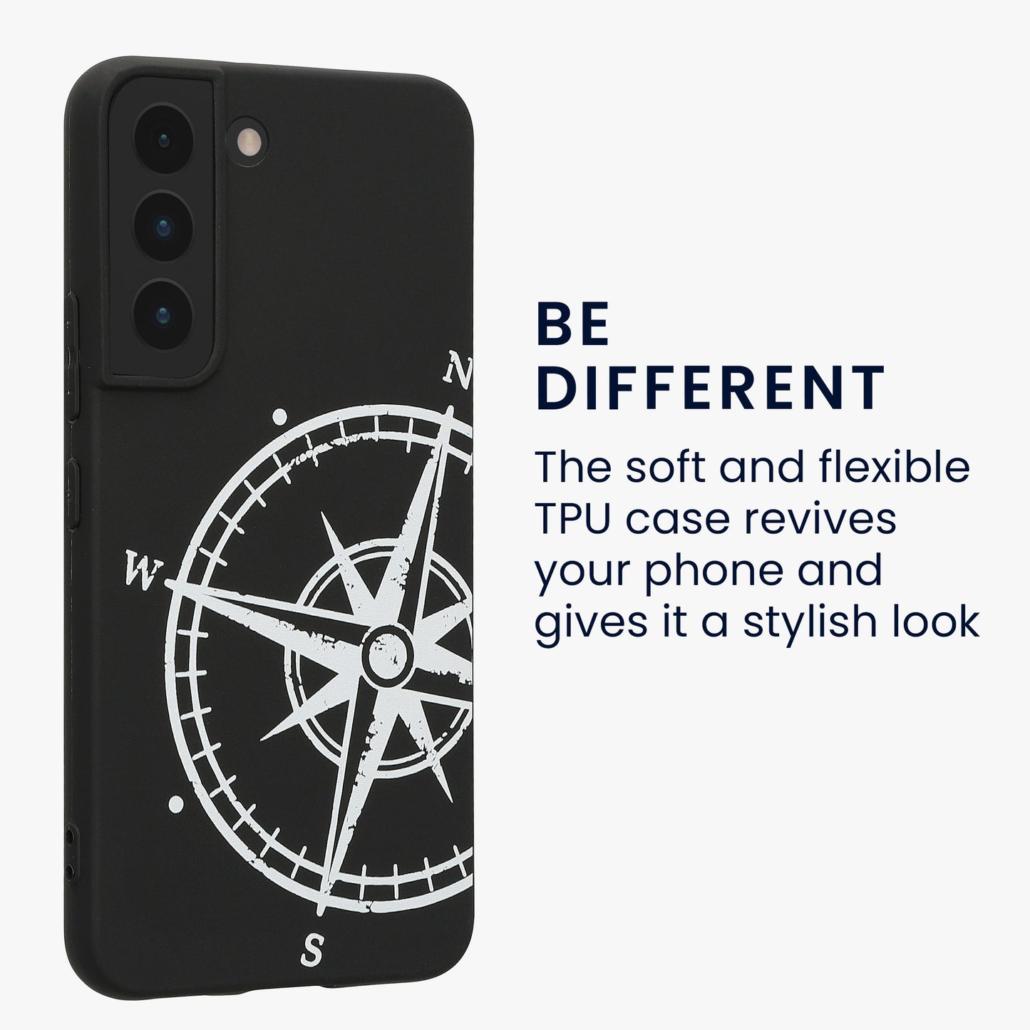 kwmobile Case Compatible with Samsung Galaxy S22 - Silicone Phone Cover