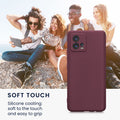 kwmobile Phone Case for Motorola Moto G72 - Soft Silicone Protective Cover