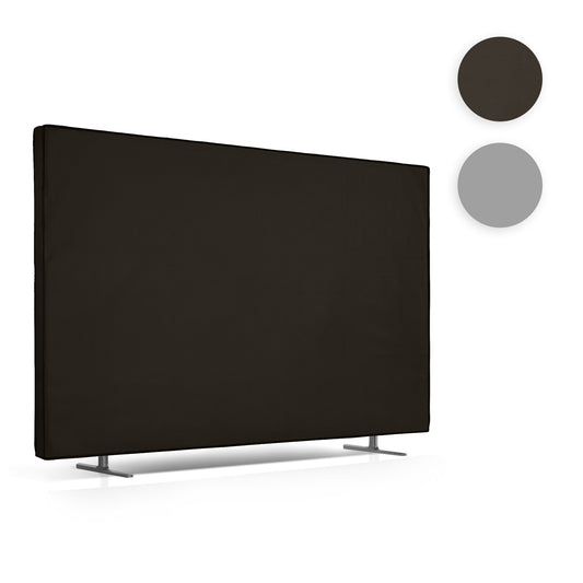 kwmobile 85" TV Abdeckung Indoor - Fernseher Hülle Bildschirmschutz Abdeckung - TV Bildschirm Staubschutzhülle - Fernsehabdeckung - Hellgrau Hellgrau  