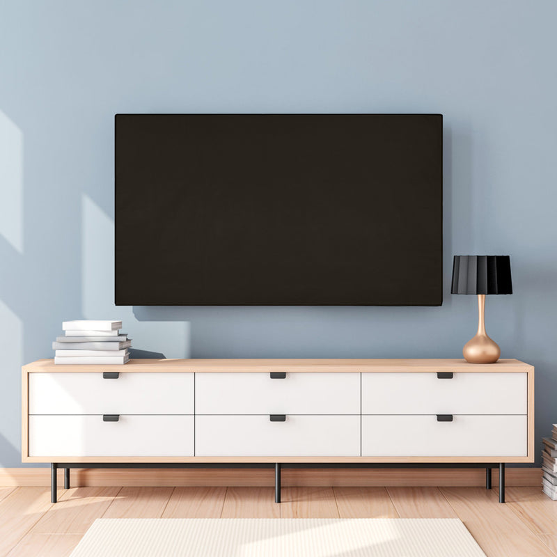 kwmobile 85" TV Cover Indoor - TV Screen Protector Cover - TV Screen Dust Cover - TV Cover