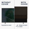 kwmobile 85" TV Cover Indoor - TV Screen Protector Cover - TV Screen Dust Cover - TV Cover