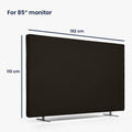 kwmobile 85" TV Cover Indoor - TV Screen Protector Cover - TV Screen Dust Cover - TV Cover