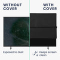 kwmobile 24" TV Cover Indoor Television Sleeve Screen Protector Cover TV Screen Dust Cover TV Cover