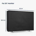 kwmobile 24" TV Cover Indoor Television Sleeve Screen Protector Cover TV Screen Dust Cover TV Cover