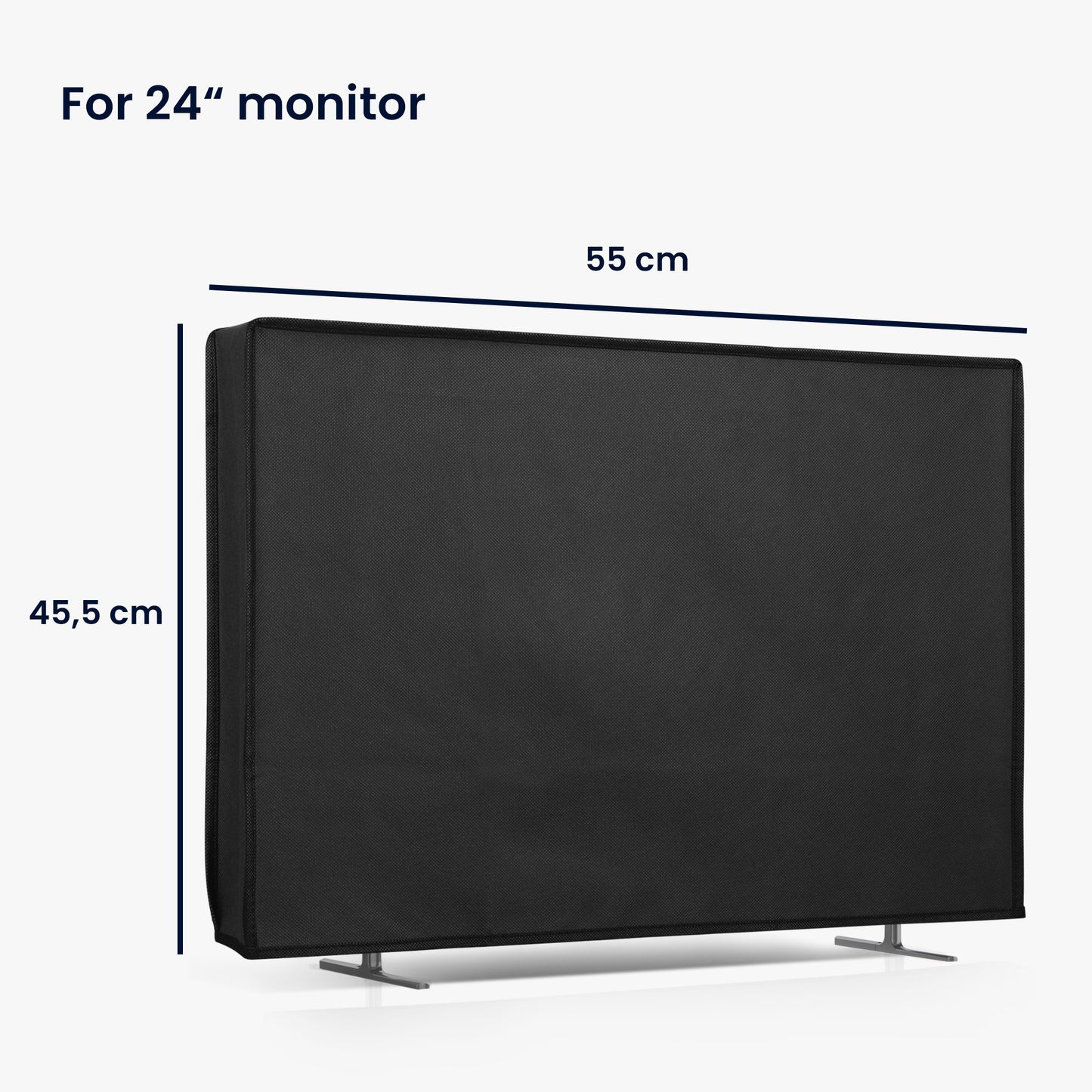 kwmobile 24" TV Cover Indoor Television Sleeve Screen Protector Cover TV Screen Dust Cover TV Cover