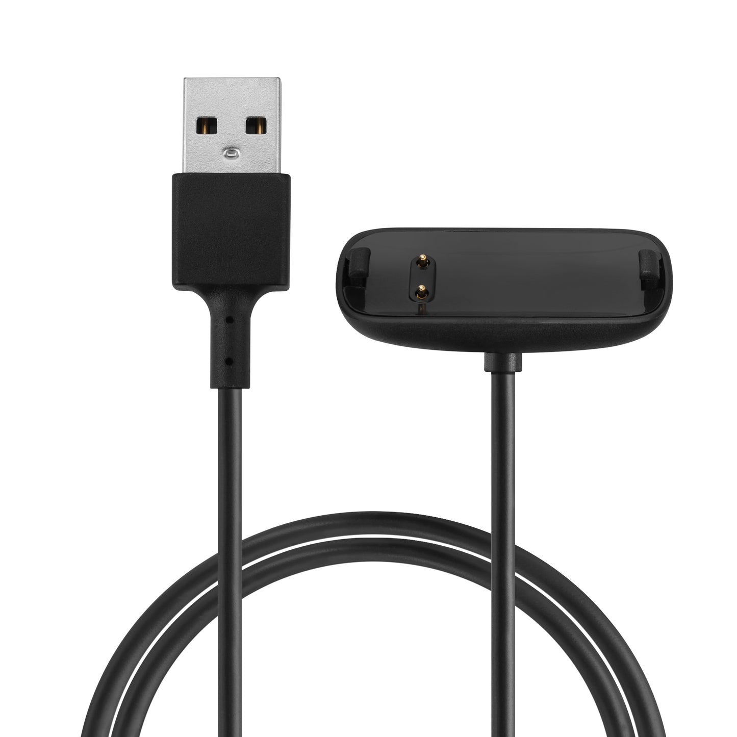 kwmobile USB Cable Charger compatible with Fitbit Inspire 3 Charging Cable - Smartwatch Replacement Cable - Fitness Tracker Charging Cable