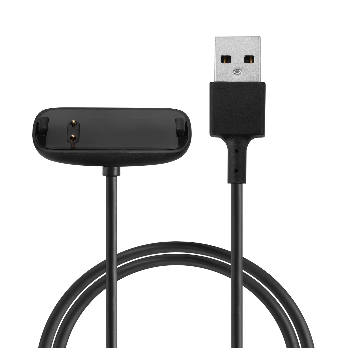 kwmobile USB Cable Charger compatible with Fitbit Inspire 3 Charging Cable - Smartwatch Replacement Cable - Fitness Tracker Charging Cable