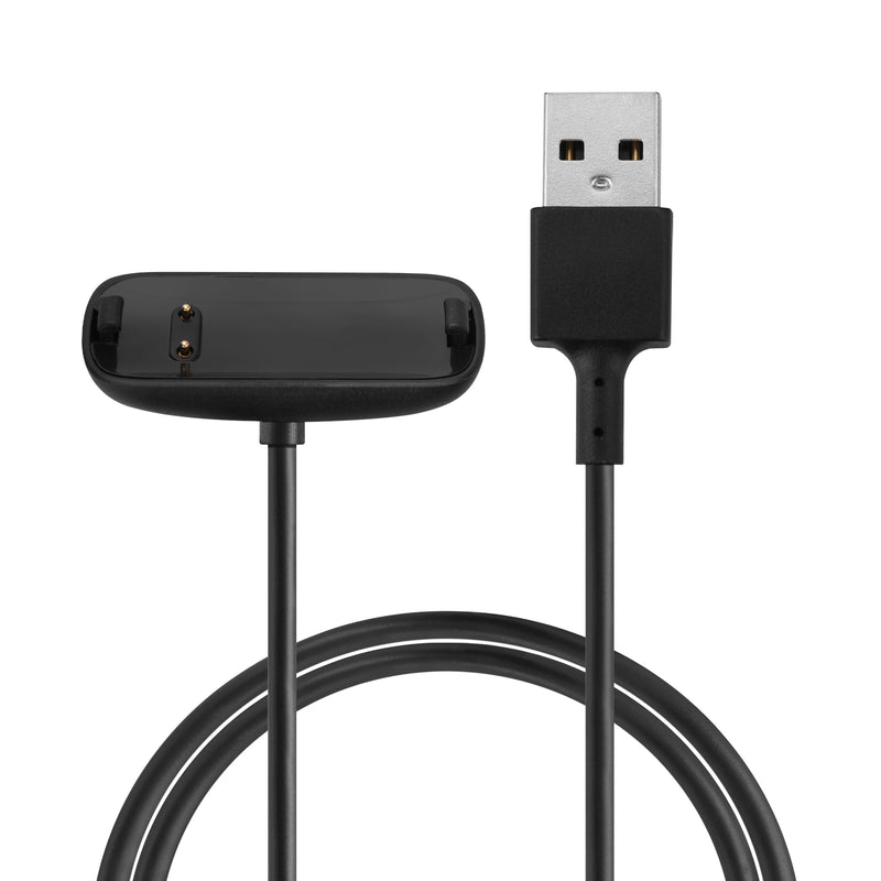 kwmobile USB Cable Charger compatible with Fitbit Inspire 3 Charging Cable - Smartwatch Replacement Cable - Fitness Tracker Charging Cable