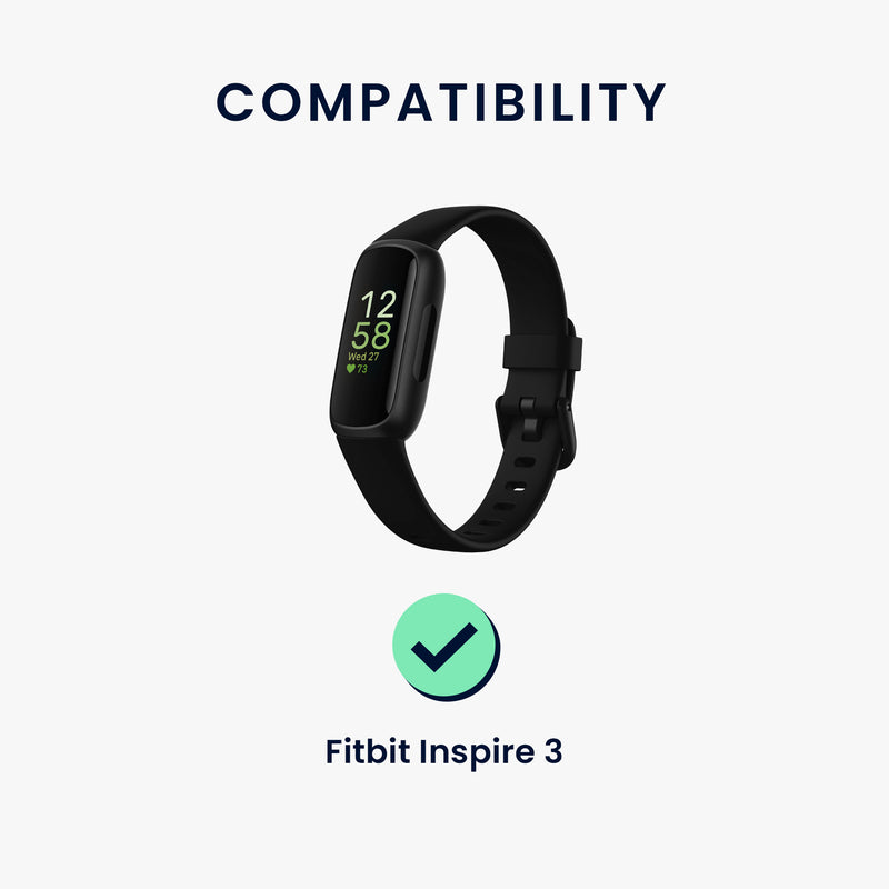 kwmobile USB Cable Charger compatible with Fitbit Inspire 3 Charging Cable - Smartwatch Replacement Cable - Fitness Tracker Charging Cable