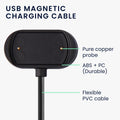 kwmobile USB Cable Charger compatible with Huami Amazfit Cheetah / GTS 4 / GTR 4 / GTR 4 Pro Charging Cable Smart Watch Replacement Cable Fitness Tracker Charging Cable
