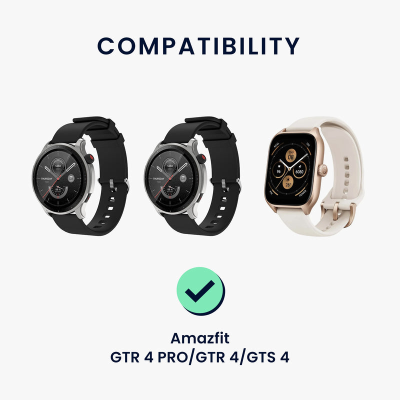 kwmobile USB Cable Charger compatible with Huami Amazfit Cheetah / GTS 4 / GTR 4 / GTR 4 Pro Charging Cable Smart Watch Replacement Cable Fitness Tracker Charging Cable