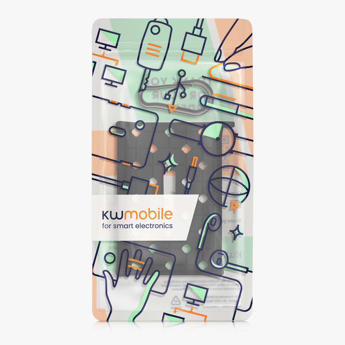 kwmobile Case Compatible with Samsung T7 Portable SSD Hard Drive Protective Case for Portable SSD