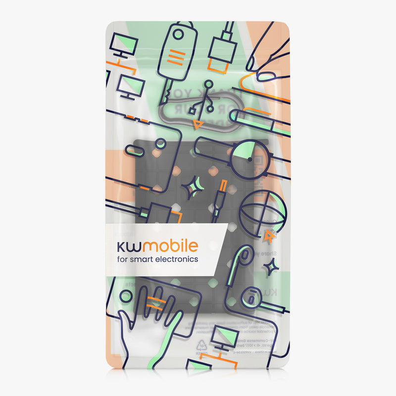 kwmobile Case compatible with Samsung T7 Touch Portable SSD Hard Drive Protective Cover for Portable SSD
